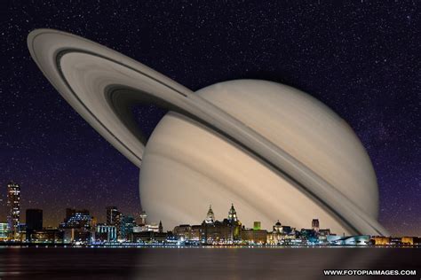If Saturn Was As Close To The Earth As The Moon Is Casualuk