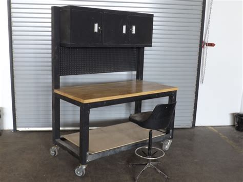 1.12 l shaped electric corner desk. Heavy Duty Rolling Industrial Office Workstation Desk w ...