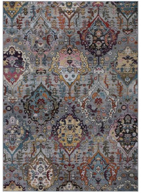 Trina Turk Closeout Melody Rosita Gray 710 Area Rug Collections