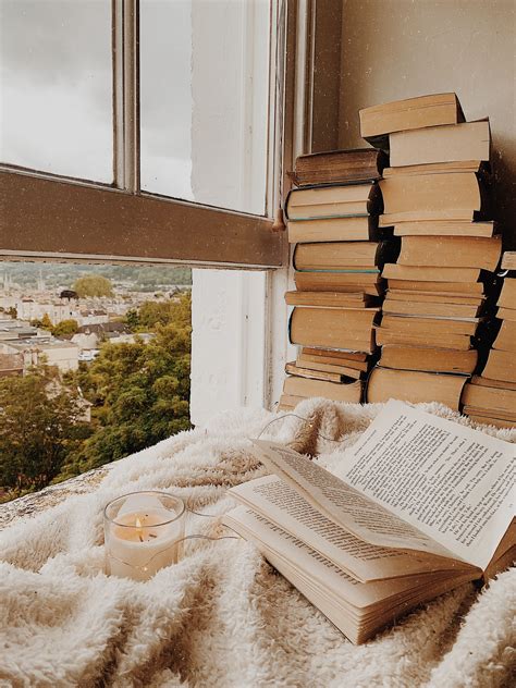 Gloomy Afternoons 🕯 Book Wallpaper Book Aesthetic Coffee And Books