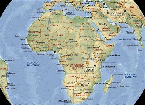 Cartina Geografica Africa Politica