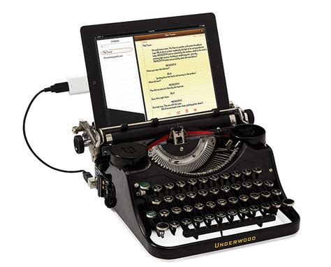 The Usb Typewriter Brings The Old School Word Processor Into The