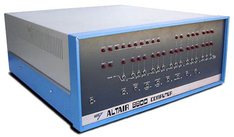 Mits Altair 8800 Computer Computer History Powerful Computer Old
