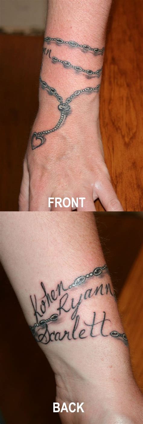 36 Best Braceletanklet Tattoos Images On Pinterest