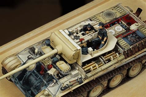 Panther Asufg With Full Interior Works Ryefield Model Model Cars Kits