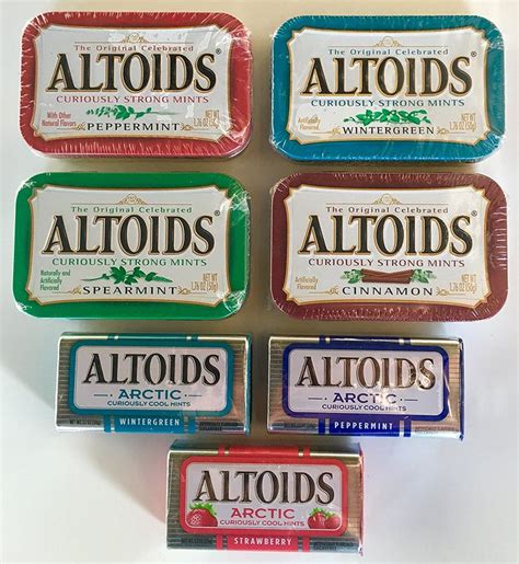 Altoids Curiously Strong Mints And Curiously Cool Mints Variety Bundle