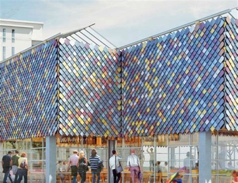 Colorful Peoples Pavilion In Eindhoven Is Made From 100 Borrowed