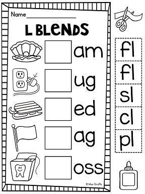 Blends worksheets and activities bl free by lavinia pop tpt from ecdn.teacherspayteachers.com. L Blends Worksheets and Activities | Literacy | Educación ...