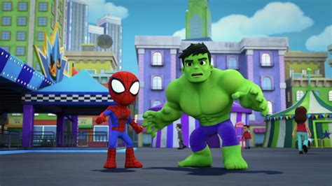 Marvels Spidey And His Amazing Friends Hulk Needs Team Spideys