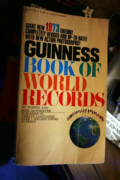 Encyclopedia Of Trivia Guinness Book Of World Records