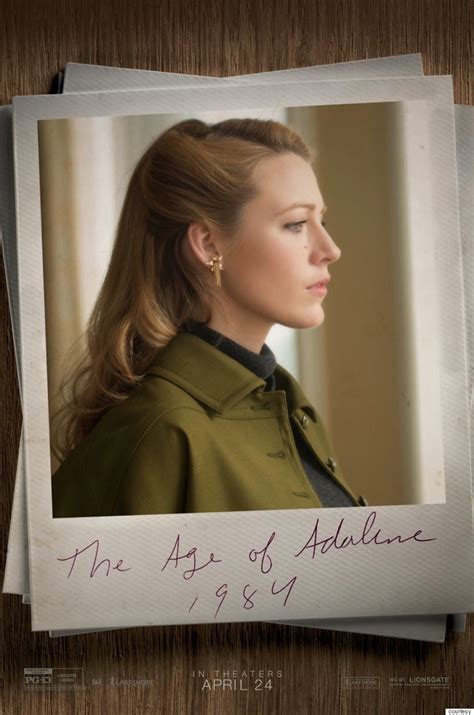 Blake Livelys Age Of Adaline Posters Are A History Lesson In Fashion