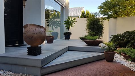 Composite decking boards made from a mixture of beechwood flour (approximately 55%) and high density polyethylene with the addition of certain additives to improve physical, weathering and. Composite Decking Perth | WA Timber Decking Professionals