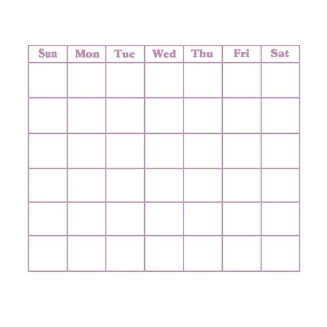 Universal Blank 31 Day Calendar Where You Can Get Your Calendar Printable