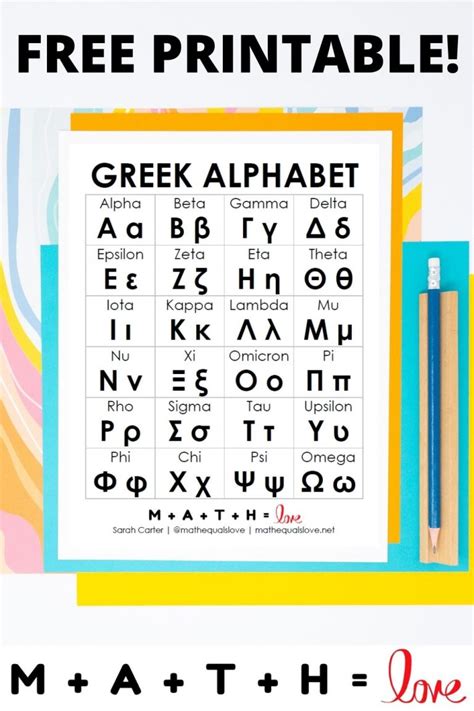 Printable Greek Alphabet Flash Cards Greek Alphabet Alphabet Images