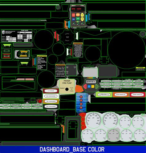 Artstation Kenworth T800 Fire Tanker Truck Game Assets