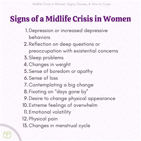 what does a midlife crisis look like in women