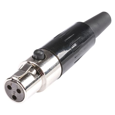 Sommer Cable Shop Hicon Mini Xlr 3 Pole Metal Soldering Female