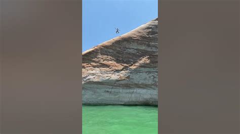 Cliff Jumping On Lake Powell Youtube