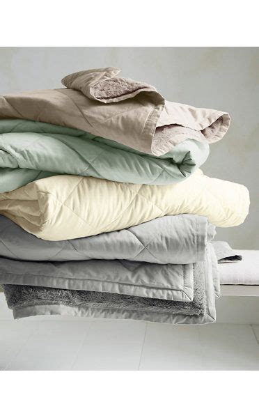 Garnet Hill Plush Loft Blanket And Throw Blanket Bed Pillows Garnet
