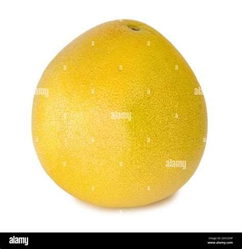 Pomelo Isolated Ripe Fruit On White Background Stock Photo Alamy