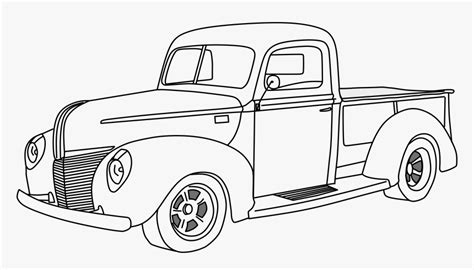 1940 Ford Truck Drawing