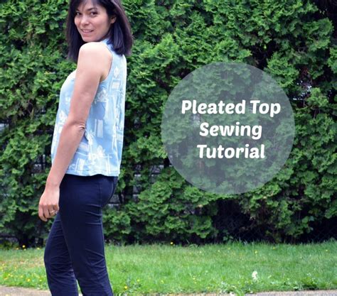 Free And Easy Pleated Top Pattern On The Cutting Floor Printable Pdf