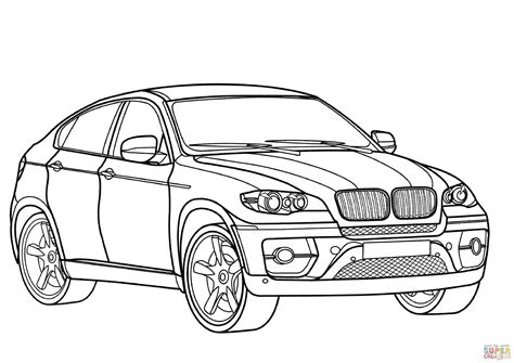 Dibujo De Bmw X6 Para Colorear Dibujos Para Colorear Imprimir Gratis