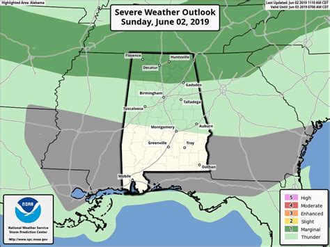 Isolated Strong Storms Possible This Afternoon In North Alabama