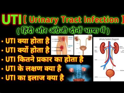 Uti Urinary Tract Infection In Hindi Causes Symptoms Diagnosis