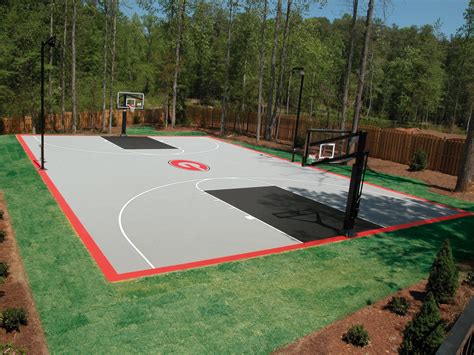 Residential Outdoor Basketball Courts