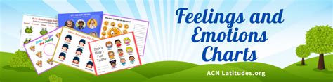 Printable Feelings And Emotions Charts For Kids Acn Latitudes
