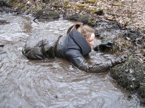 Pin On Fetish Mud In Down Jacket