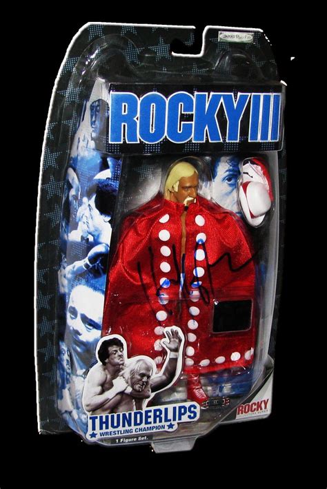 Thunderlips Aka Hulk Hogan Autographed Jakks Pacific Rocky Iii Figure