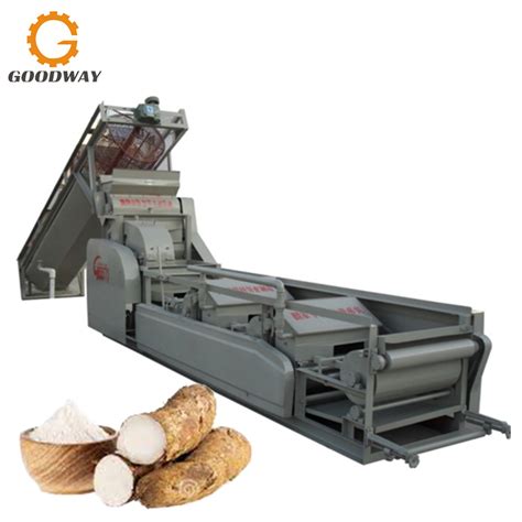 Commercial Cassava Starch Making Machine Tapioca Processing Plant