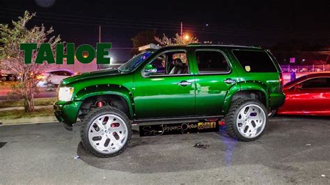 Candy Money Green Chevy Tahoe On Duro Series Forgiato Wheel In Hd Must