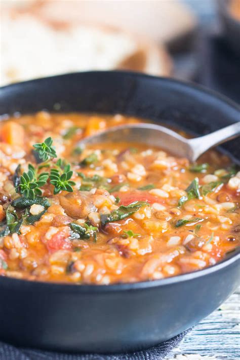 Lentil And Brown Rice Soup Recipe Gluten And Dairy Free