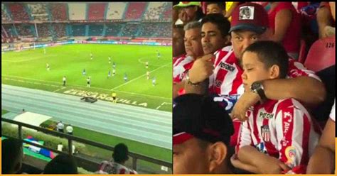 Dad Lovingly Explains Entire Football Match To His Blind Son At The Stadium Goes Viral