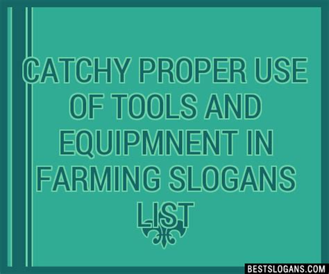 Catchy Agriculture Slogans And Great Taglines Agriculture