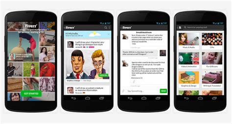 Fiverr Launches New Android App