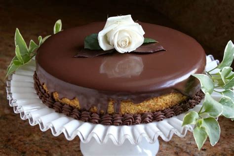 However i baked my cheesecake in a 375 degree oven for until it wasnt giggly in the middle. Pumpkin Cheesecake and Chocolate Mousse Topped with Dark ...