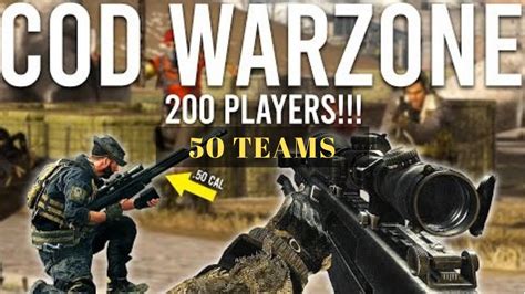 Call Of Duty Warzone With 200 Players Youtube