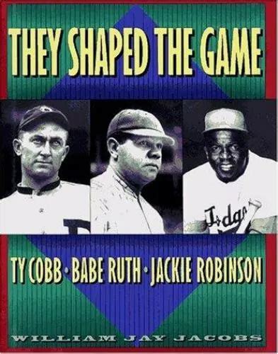 They Shaped The Game Ty Cobb Babe Ruth Jackie Robinson 5 94 Picclick