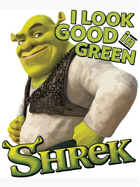 Sexy Shrek Shrek Meme Face Shrek Wazowski Canvas Print For Sale By