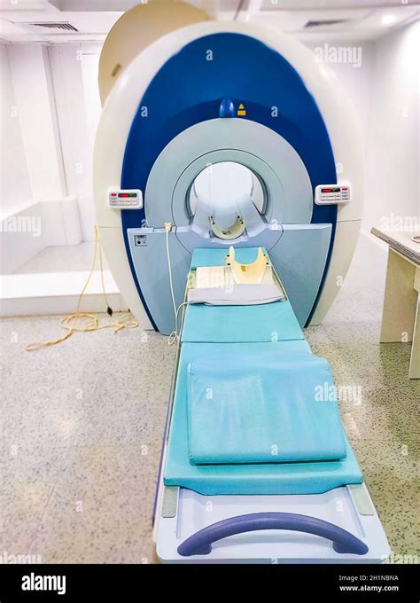 Magnetic Resonance Imaging Mr Mrt At Abstract Hospital Stock Photo Alamy