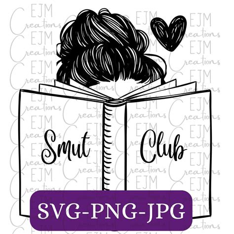 Book Club Svg Png Spicy Book Sticker Booktok Gift Etsy