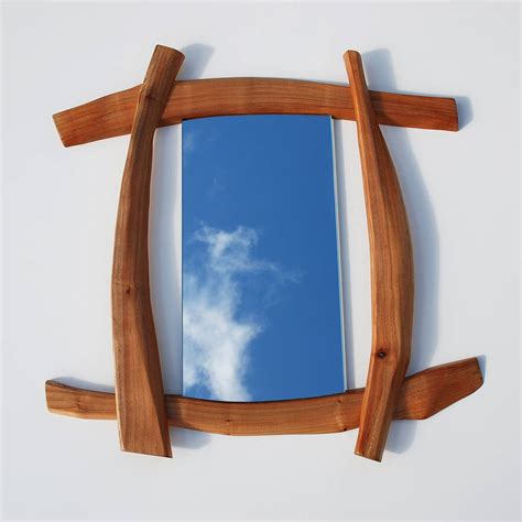 Natural Wood Mirror By Dz Design