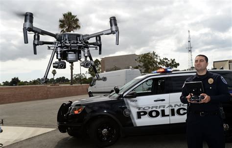 Police Drone At Night