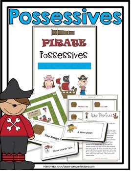 Possessive nouns worksheet kids can practice using possessive nouns (his, her, my, their) by coloring and writing the correct noun to complete each sentence. Possessive Nouns Game: Literacy Center: Grammar Game: 4th ...