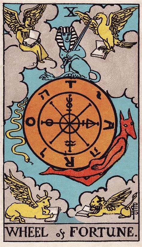 Three Of Cups And Wheel Of Fortune Tarot Card Combination