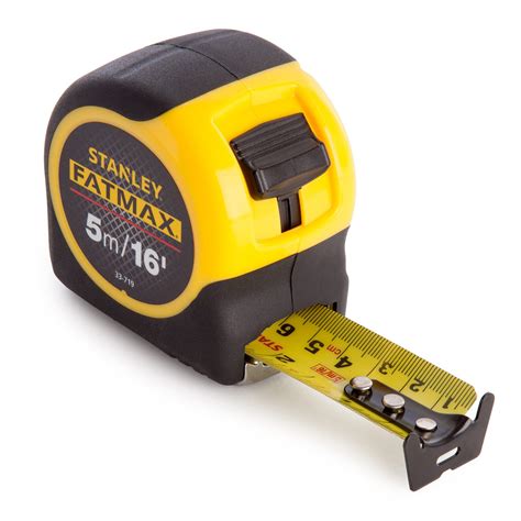For example, a carpenter might measure to the 32nd (1/32) of an inch. Stanley 0-33-719 Fatmax Blade Armor Measuring Tape (5m ...